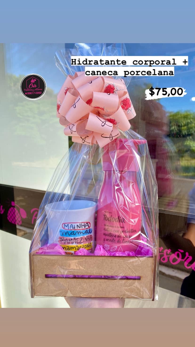 Cesta de presente personalizada